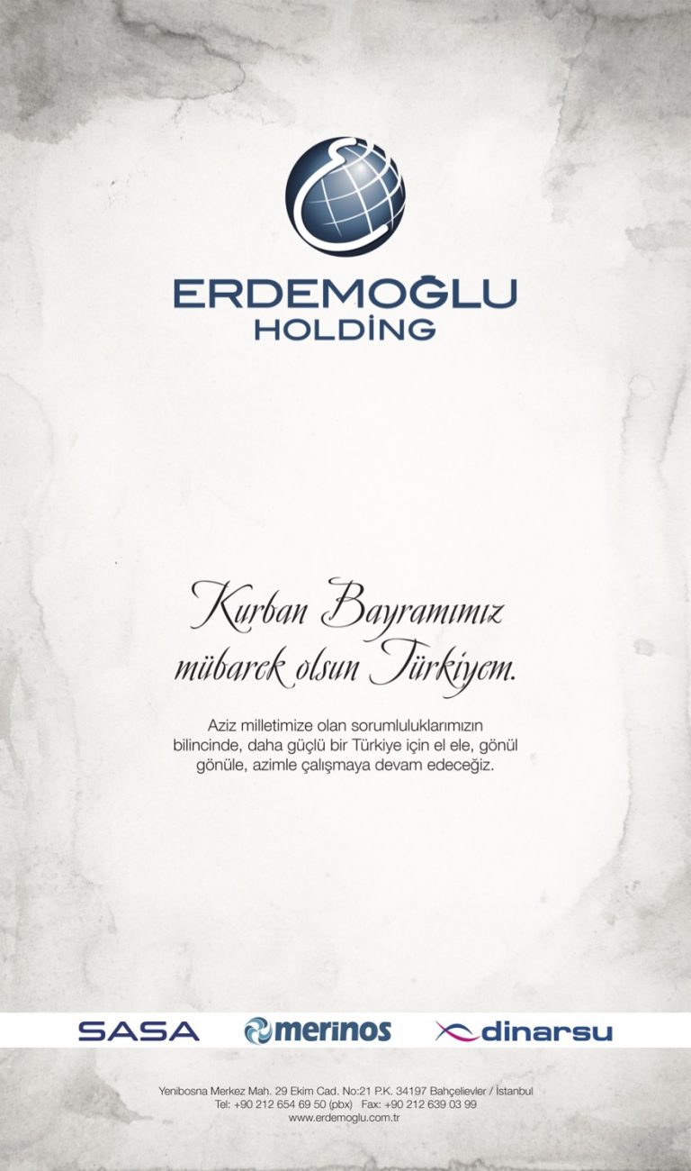 Erdemoğlu Holding’ten Kurban Bayramı kutlaması